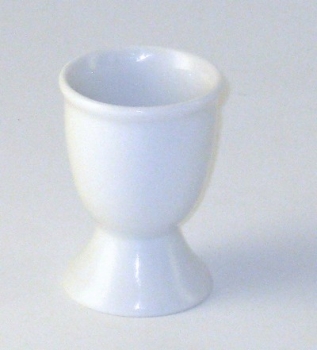 EIERBECHER AUF FUß  WEIß