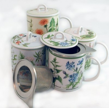 KRÄUTERTASSE 4SORT.+ SIEB+DECK