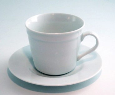 KAFFEETASSE BORKUM WEIß