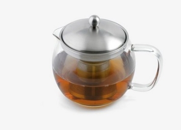 TEEKANNE 1,2L GLAS M.EDELSTAHL