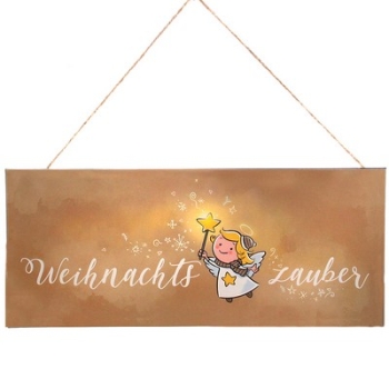 Schild 'Weihnachtszauber&