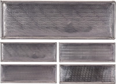 TABLETT 35X12 CM ALU SCHWARZ/G