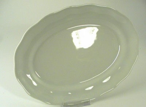 PLATTE 34CM Charlotta UNI WEIß