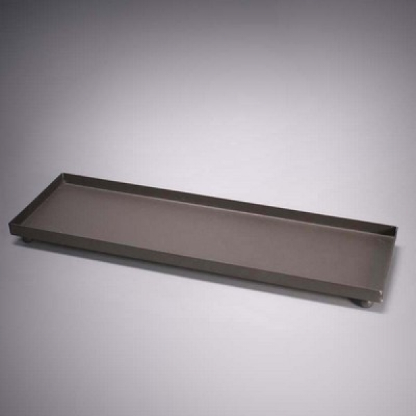 Metallplatte schwarz 40*13cm