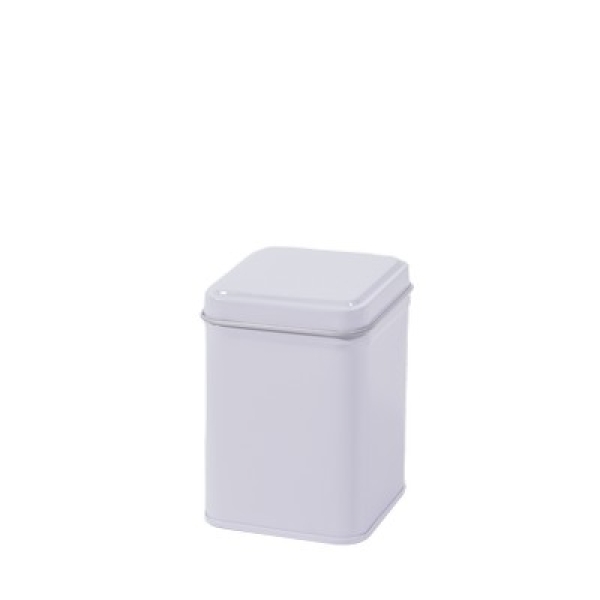 Dose Tea viereckige 50gr WEIß