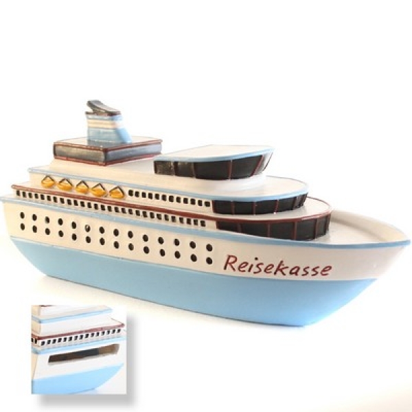 Spardose Schiff 'Reisekas