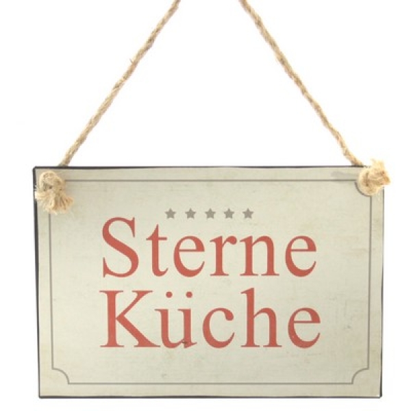 Schild 'Sterne Küche'