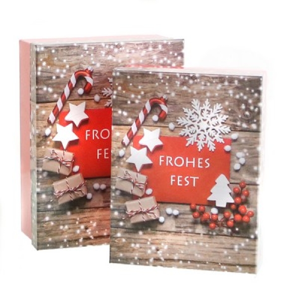 Paper boxing 'happy festival &