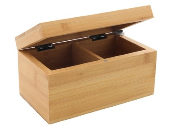 Teedose Bambus 2 Kammer