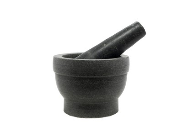 Mörser Granit 11,5cm. Schwarz
