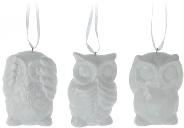 EULE ZUM HÄNGEN 3 SORT.