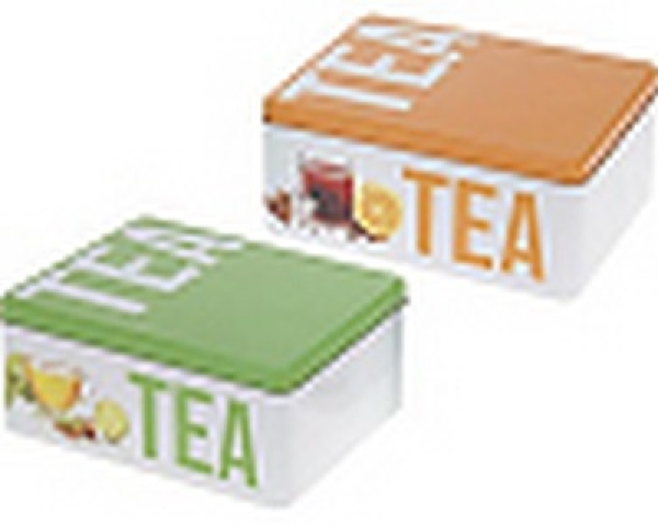 TEEDOSE 20,5X16X9CM 2 SORTIERT