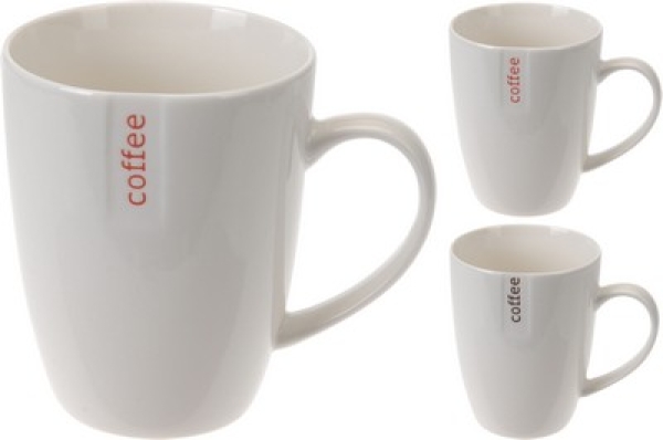 BECHER PORZELLAN 325CC 2 SORT.