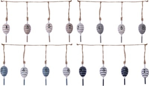 GIRLANDE 53 CM 4 SORT.