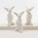 Elch, 3 sort., creme, Porz., 1