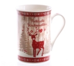 Becher, Rentier, 7,5 x 11 cm H