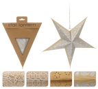 PAPIERSTERN GOLD 40 CM 4 SORT.