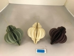 ORNAMENT PAPIER 15CM 3ASS HANG